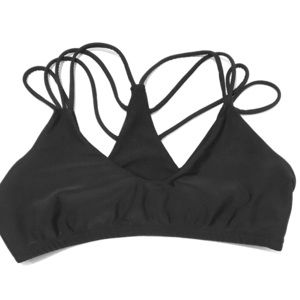 Black strappy bikini top (Hawaiian brand) 🌈🌸🌊